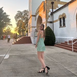 Green tinker bell dress only worn once for homecoming